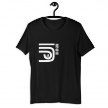 SAILONGRAIN Black Unisex T-Shirt_ WHITE LOGO DESIGN