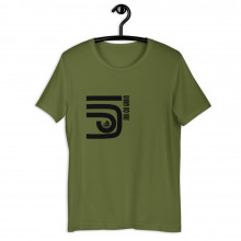 SAILONGRAIN Olive Unisex T-Shirt_ BLACK LOGO DESIGN
